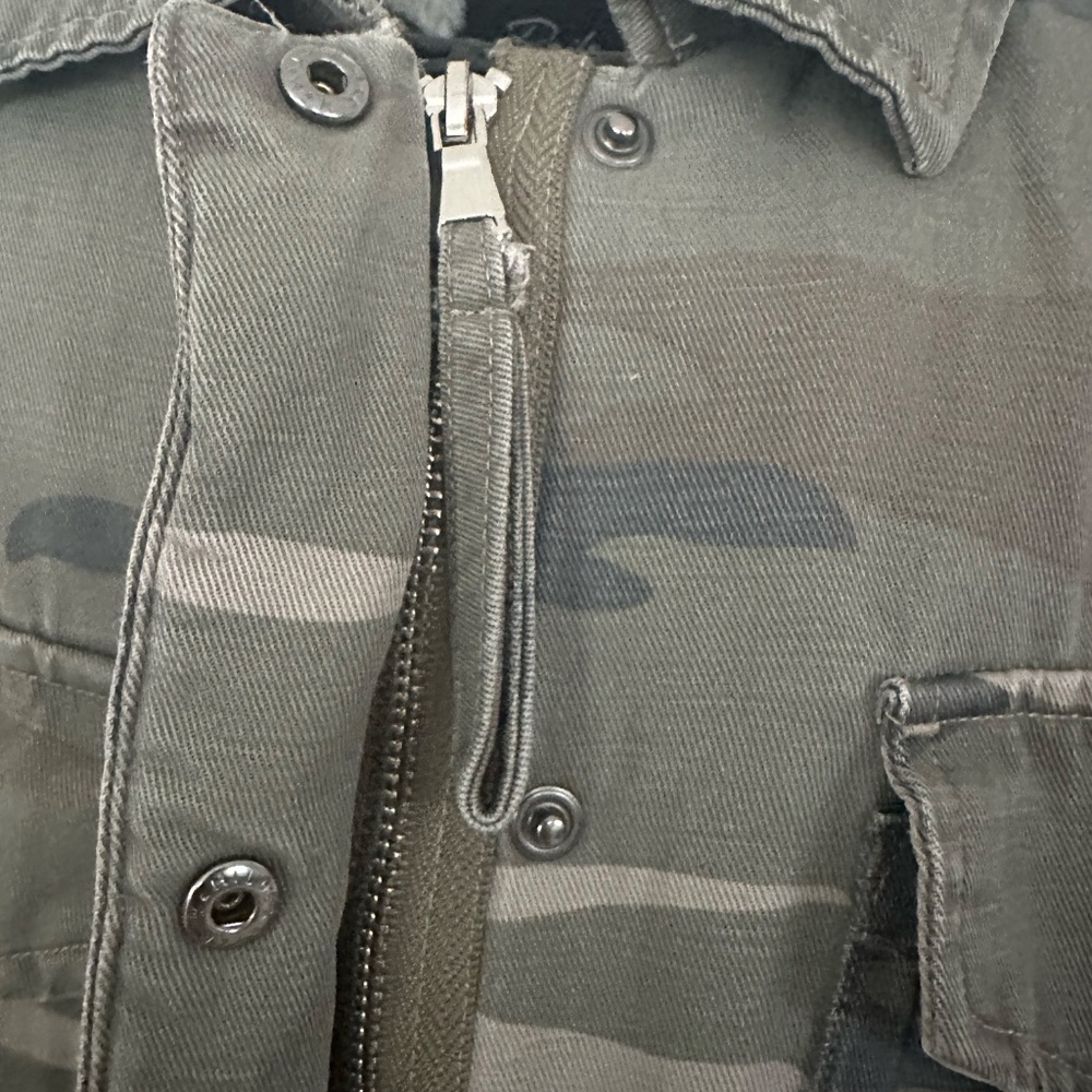 Rails Whitaker Sage Camo Jacket Faux-Fur Lining M… - image 7